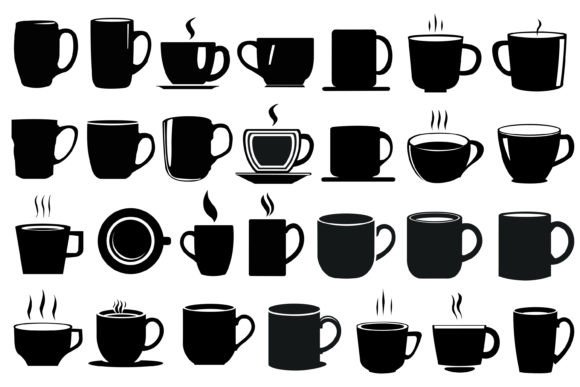 Coffee Mug Silhouette SVG: Your Go-To Asset for Instant Appeal
