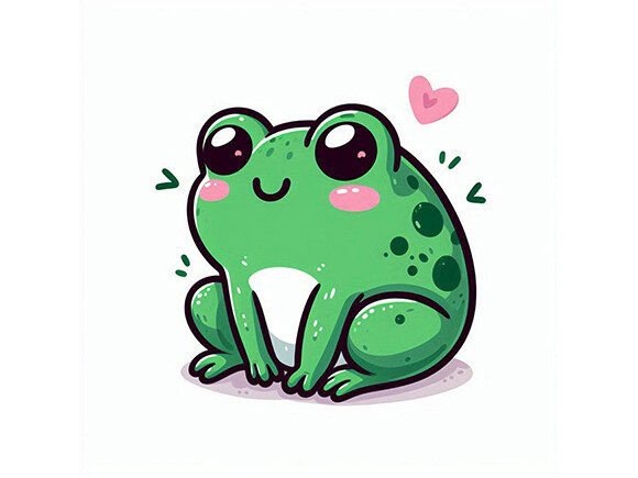 Cute Cartoon Frog: A Playful Design Asset for Modern Creators