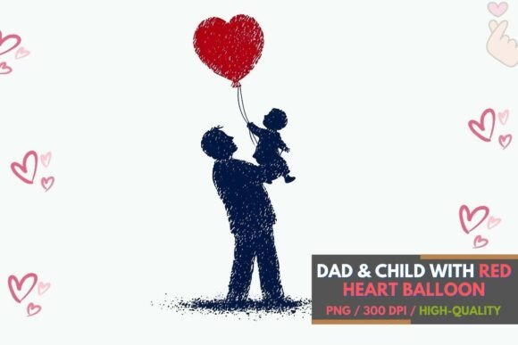 Dad & Child Illustration: Heartfelt Designs for Your Projects