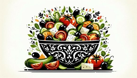 Exploring the Greek Salad Bowl: A Fresh Take on Design Assets