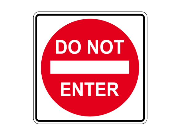 Road Sign Prohibited Entry: A Powerful Symbol for Modern Design